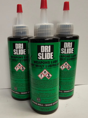 Drislide N. America, Inc. Drislide Weapons Lubricant, 4oz Bottle - 3 pack Drislide N. America, Inc. Drislide Weapons Lubricant, 4oz Bottle - 3 pack